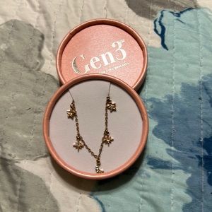 Gen3 Mila Zodiac Gold Tone Charm Bracelet Moon and Stars